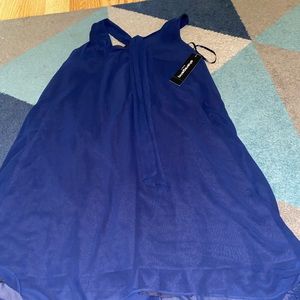 Navy blue Sharagano dress size 14